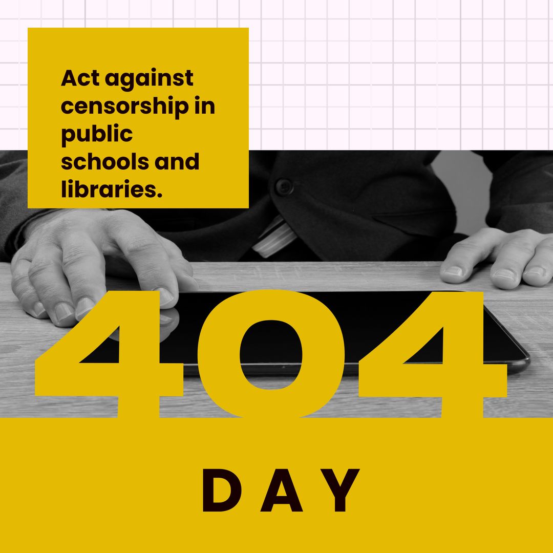 404 Day Campaign Advocating Against Censorship - Download Free Stock Templates Pikwizard.com