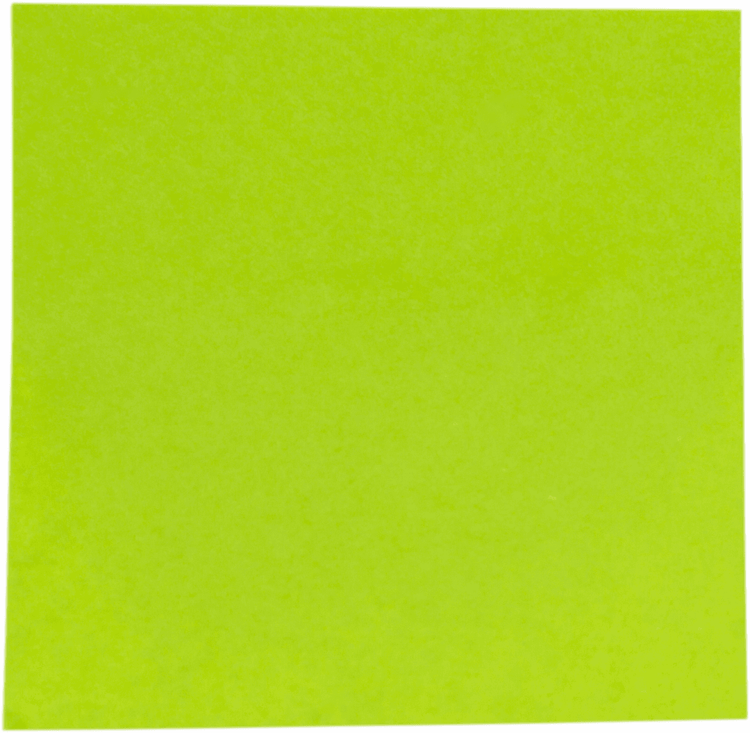 Green Abstract Rectangular Shape on Transparent Background