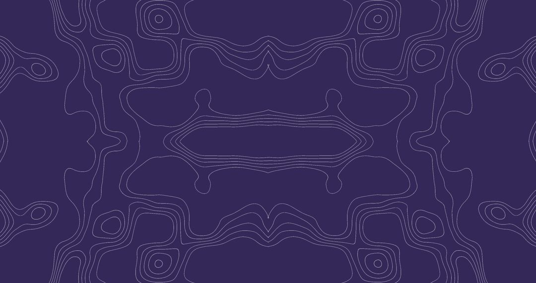 Abstract Geometric Line Patterns on Purple