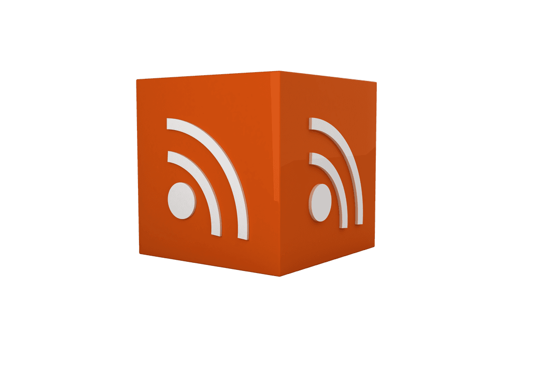 Transparent Cube with WiFi Icon Illustrating Connectivity Concept