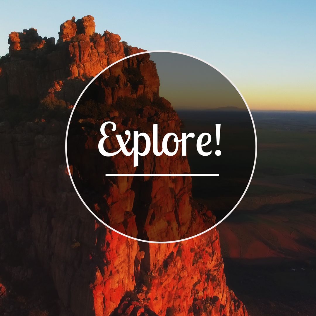 Majestic Sunset Cliffside Inspires Adventure and Exploration