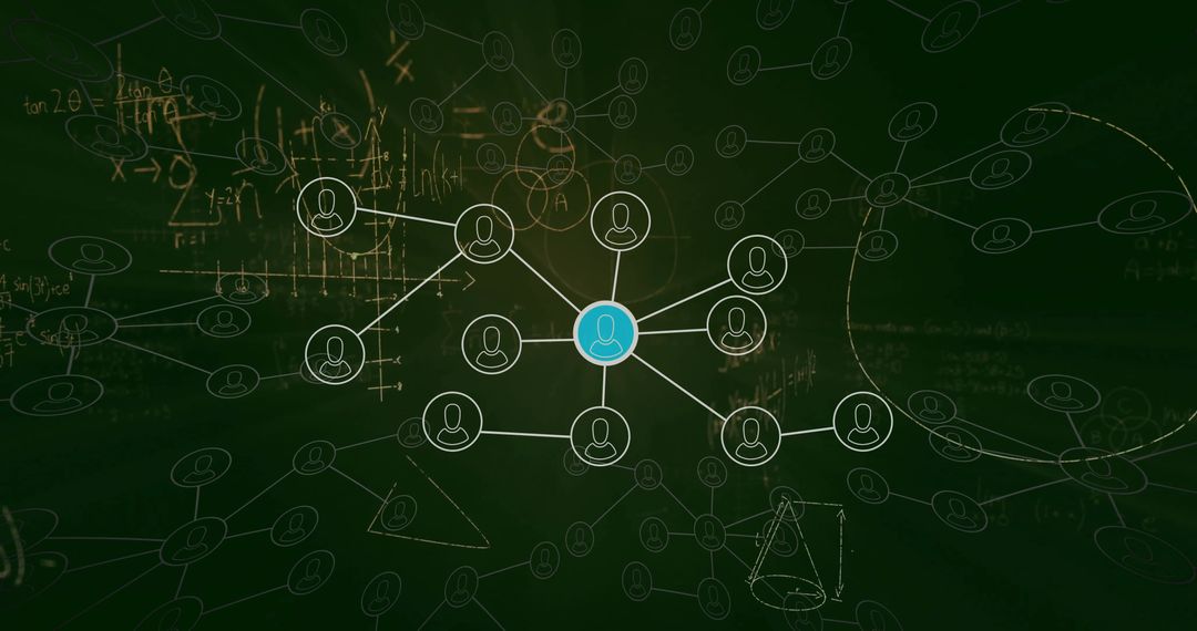 Centralized Network Visualization with User Node Connections