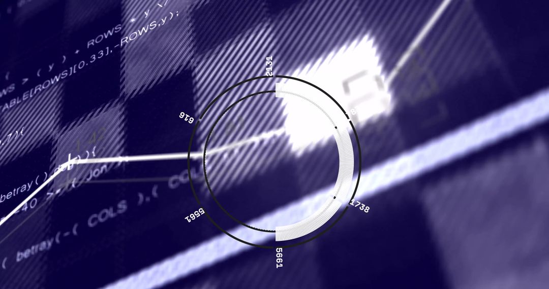 Futuristic Data Visualization Overlay on Computer Code - Free Images, Stock Photos and Pictures on Pikwizard.com