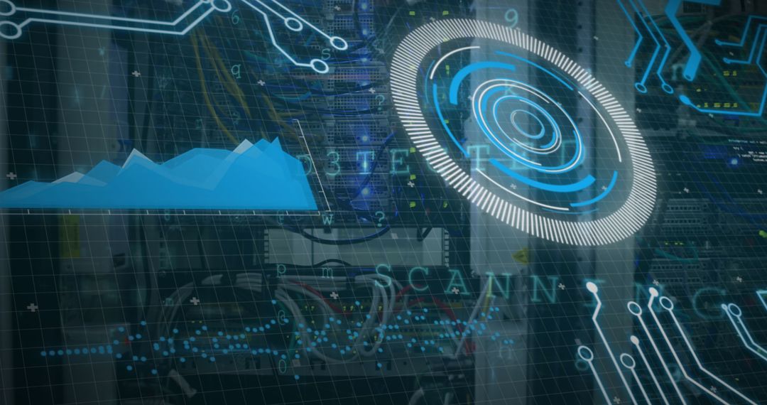 Digital Data Processing and Market Analysis Concept