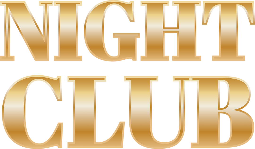 Gold Night Club Text Transparent Background for Party Designs - Download Free Stock Images Pikwizard.com