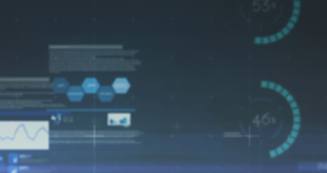Digital interface displaying financial data analytics