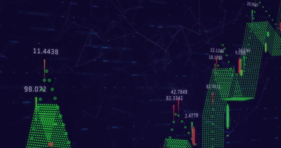 Financial Data Analysis with Network Connections Visualization