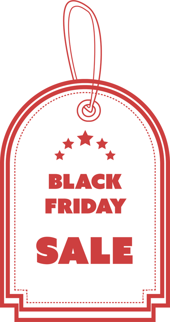 Transparent Black Friday Sale Tag Illustration on Clear Background - Download Free Stock Images Pikwizard.com