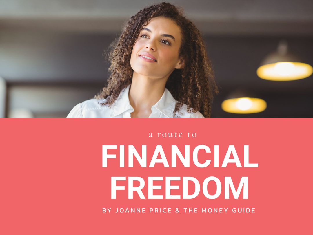 Confident Woman Promoting Financial Freedom and Empowerment