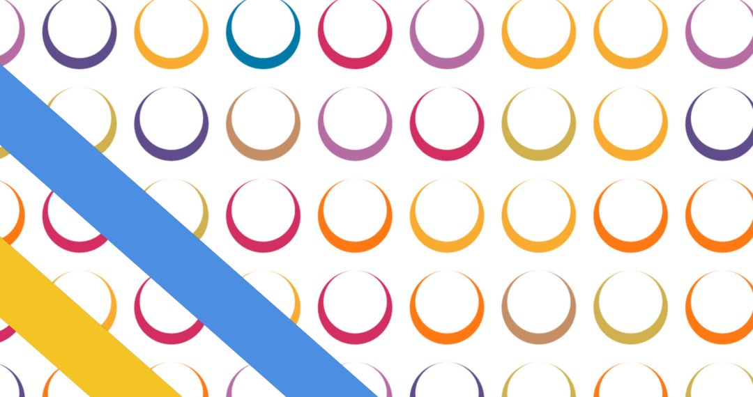 Colorful Abstract Pattern with Contrasting Bands