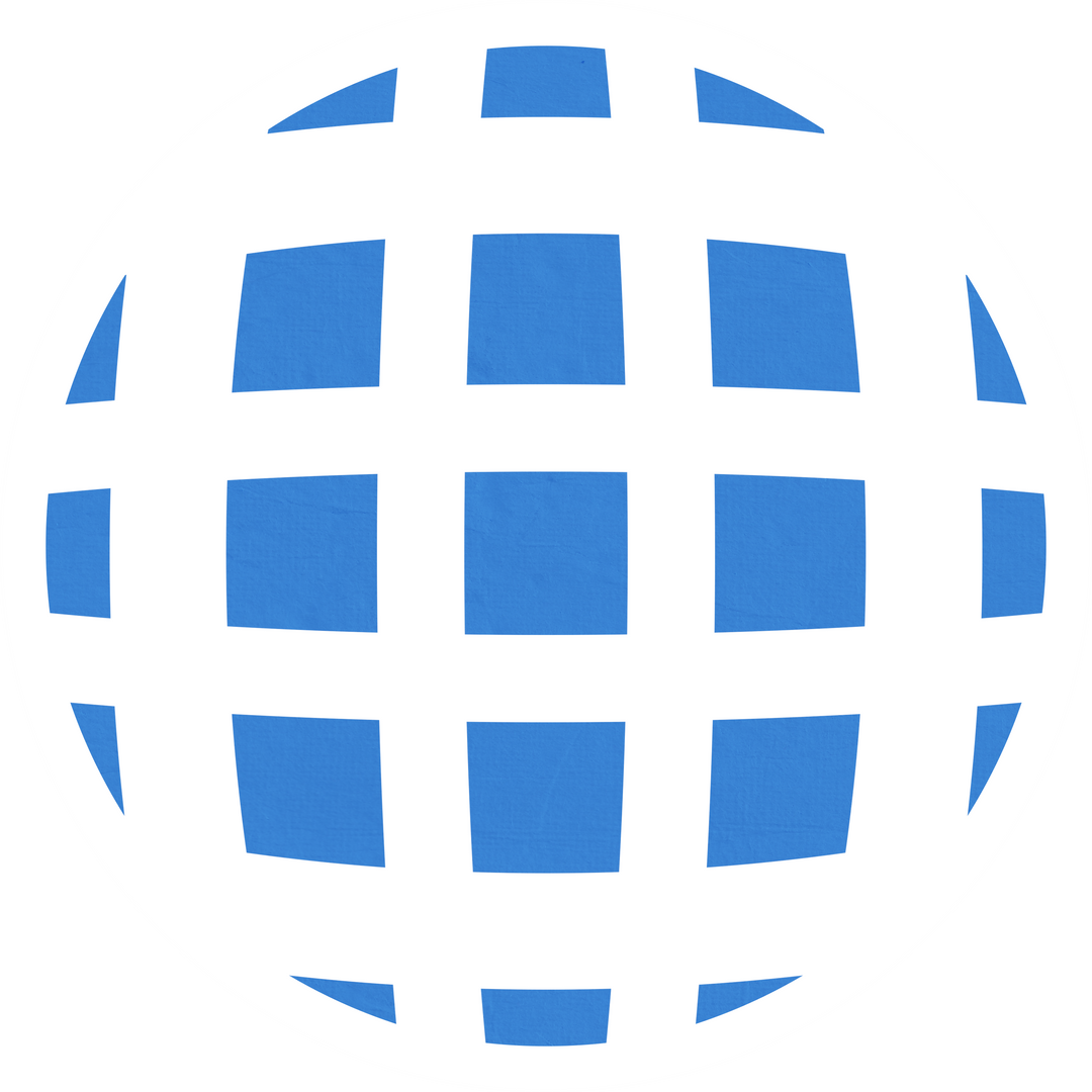 Transparent Globe Icon with Blue Square Patterns - Download Free Stock Images Pikwizard.com