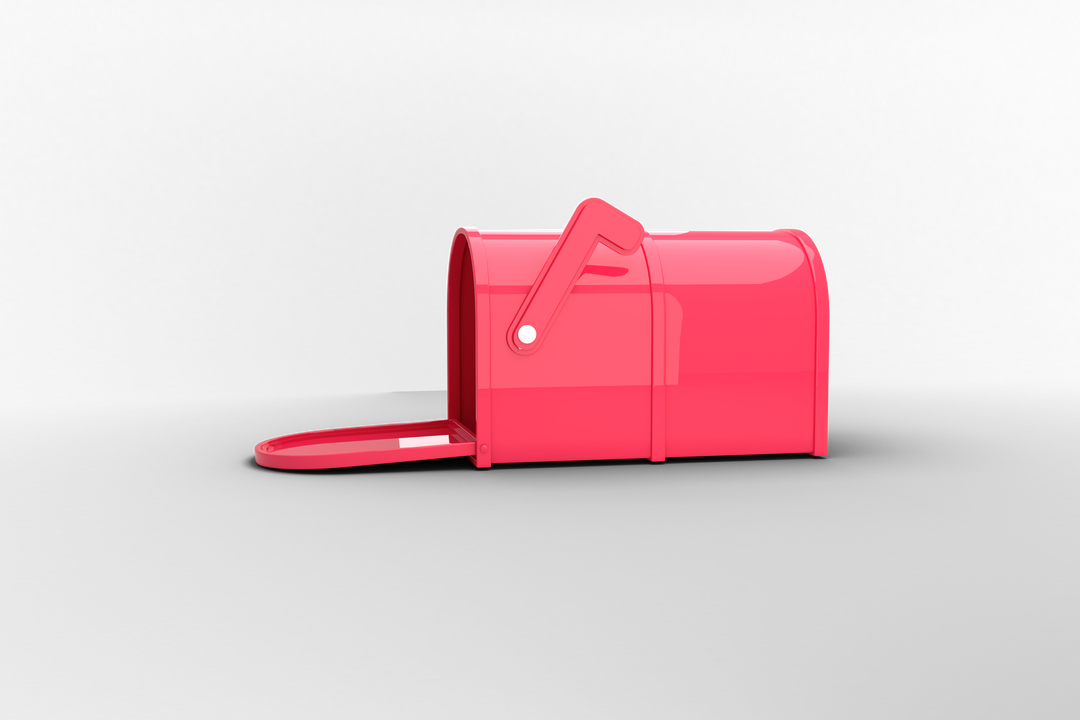 Decorative Pink Mailbox on Transparent Background Concept - Download Free Stock Images Pikwizard.com