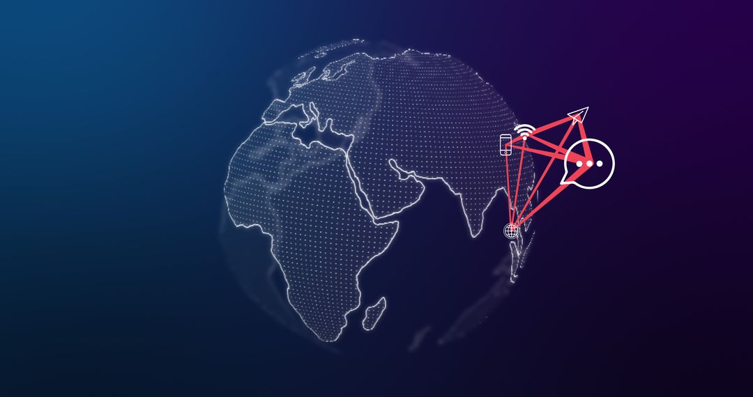 Global Digital Communications with Smartphone Connectivity
