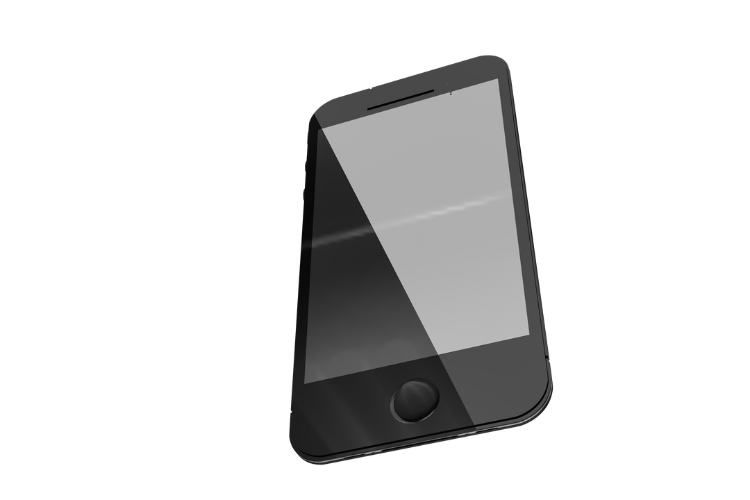 Black Smartphone Illustration on Transparent Background - Download Free Stock Images Pikwizard.com