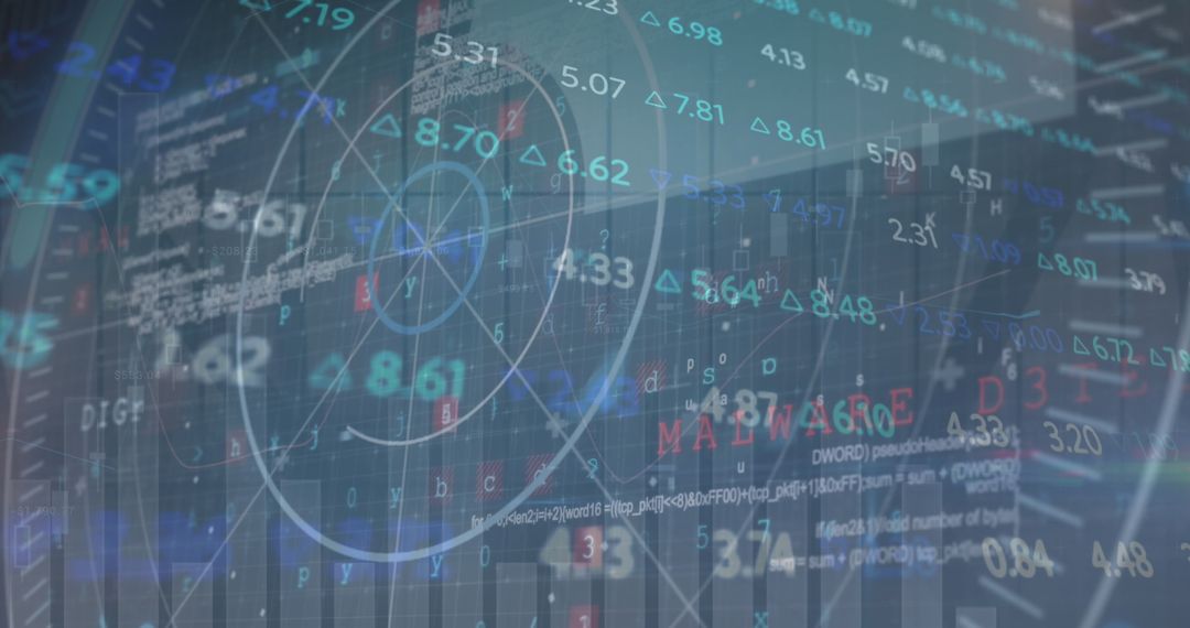 Financial Data Processing with Digital Graphics