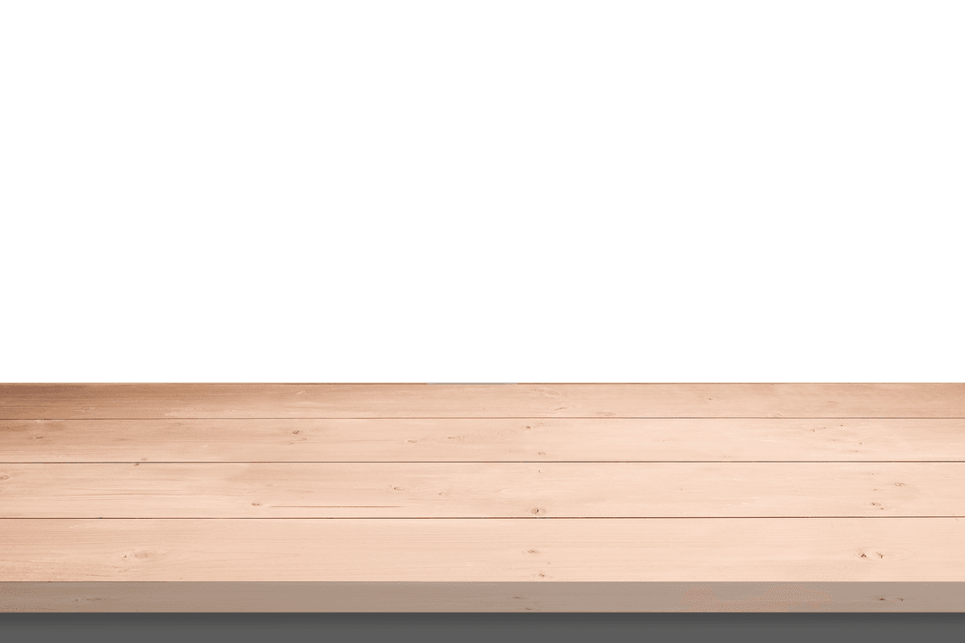Transparent Wooden Surface with Copy Space for Design