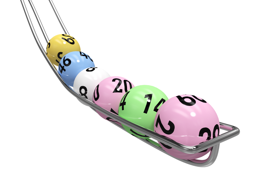 3D Illustration of Transparent Colorful Bingo Balls on Metal Canal - Download Free Stock Images Pikwizard.com