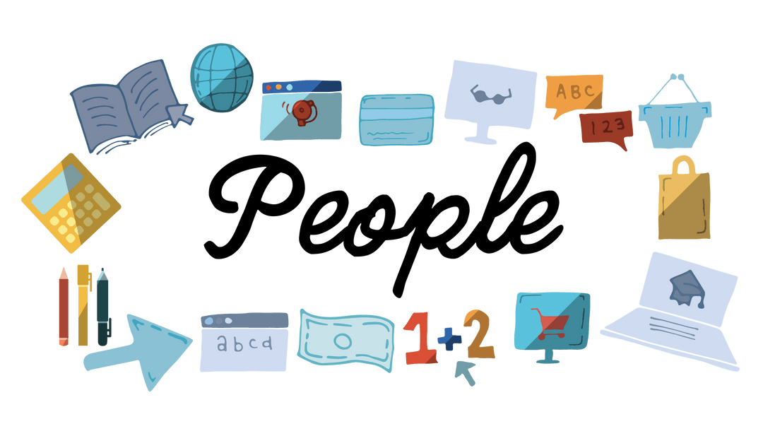 Digital People Lifestyle and Communication Transparent Vector