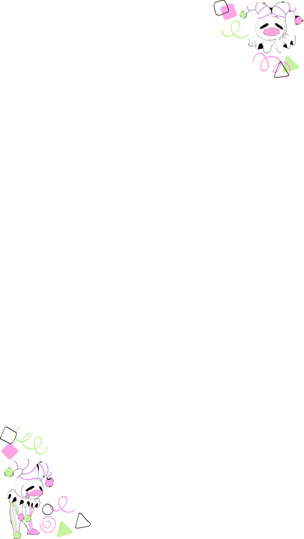 Whimsical Skull Patterns with Pastel Elements on Transparent Background