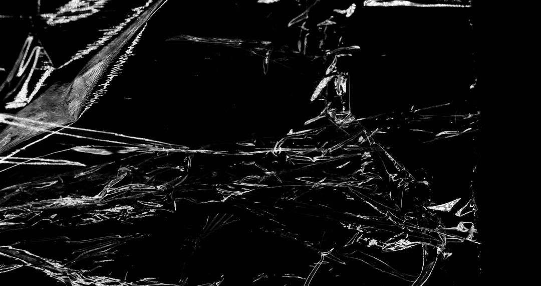 Dynamic Abstract Motion Shapes on Dark Background