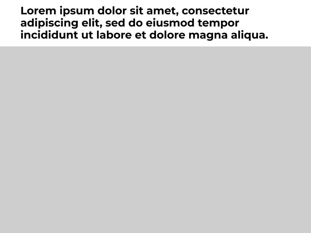 Minimalist Black and White Template Design for Text