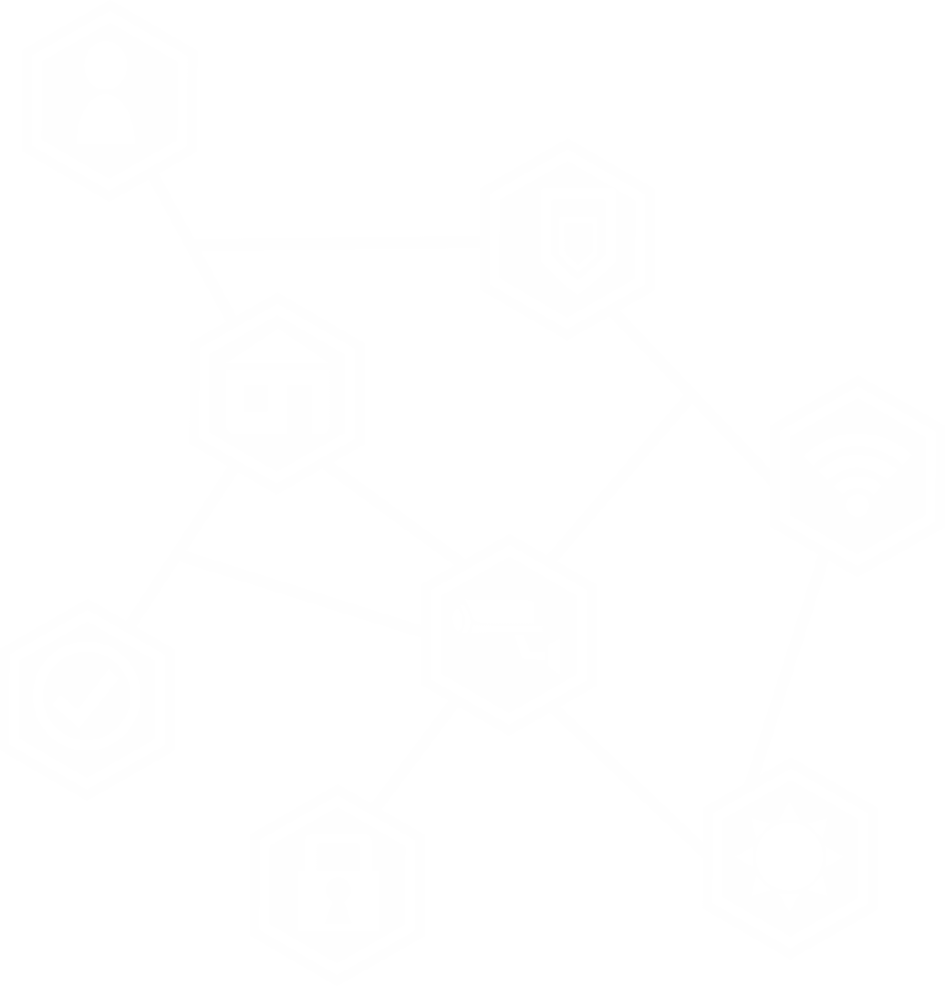 Digital Network with Media Icons on Transparent Background