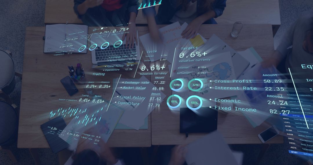 Financial Data Processing with Technology in Modern Office