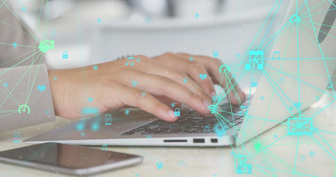 Virtual Network Connections and Data Processing on Laptop