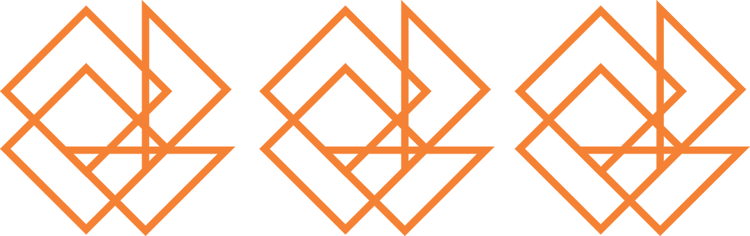 Abstract Geometric Shapes Set on Transparent Background