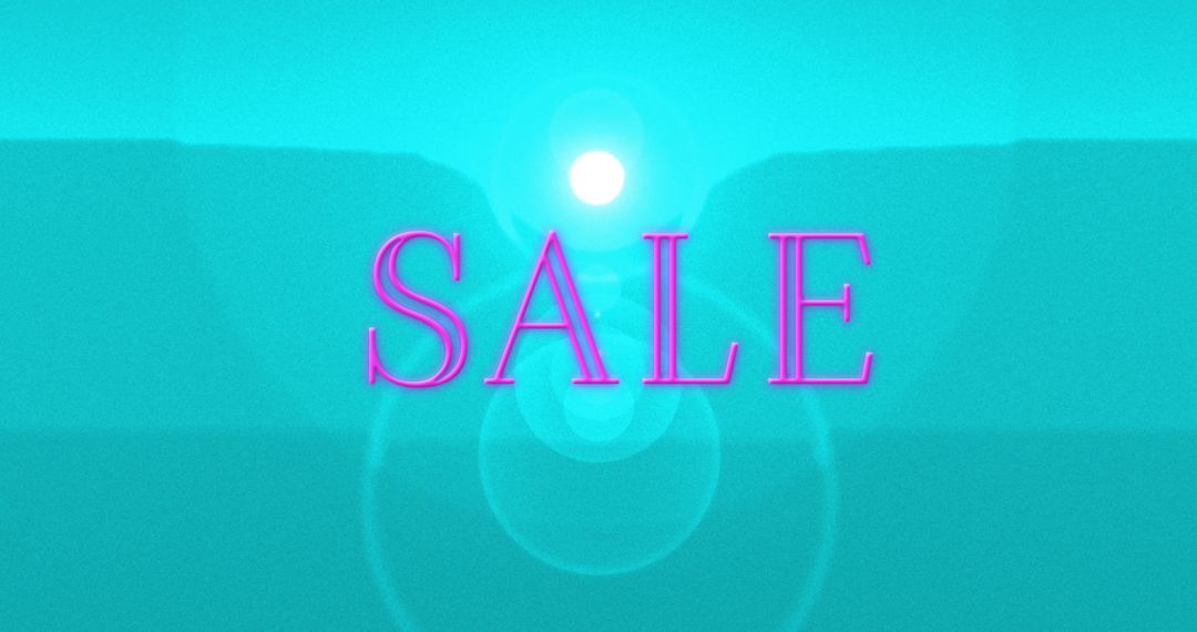 Dynamic Sale Promotion with Vivid Circles Background