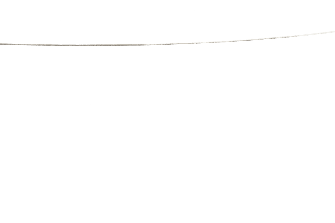 Elegant White Abstract Shape on Transparent Background