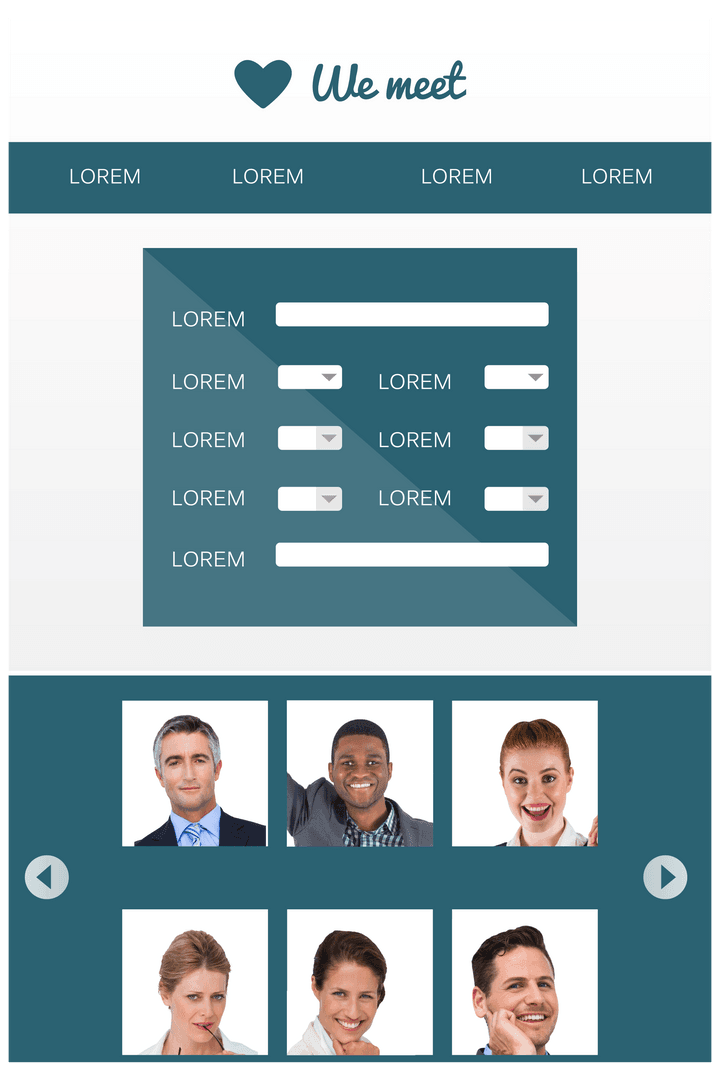 Transparent Professionals Ready for Business Meeting