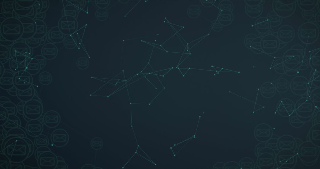 Abstract Global Network Email Connections Concept