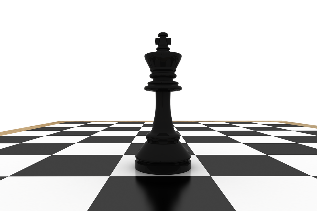 Transparent Isolated Black King Chess Piece on Chessboard - Download Free Stock Images Pikwizard.com