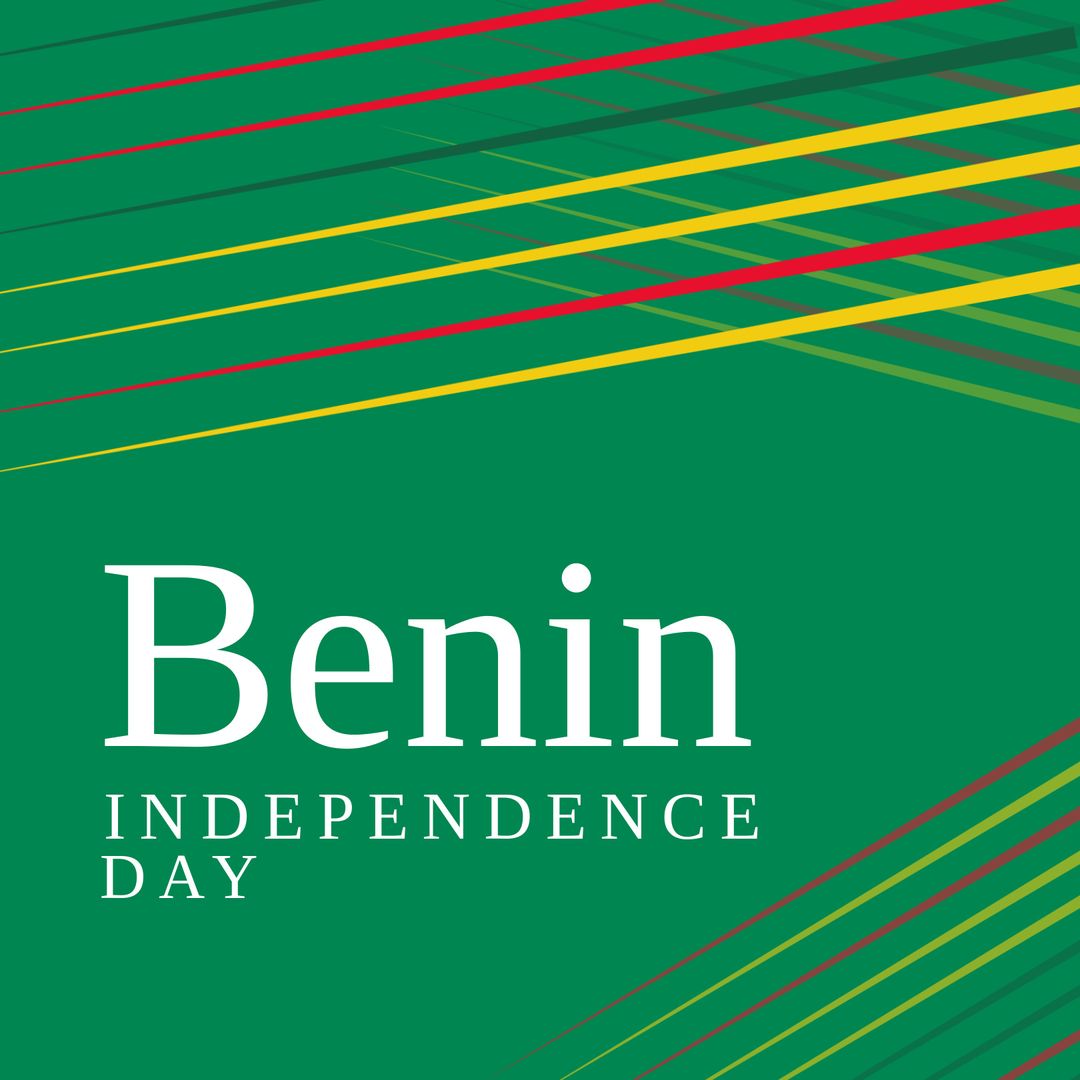 Benin Independence Day Celebration Background Design