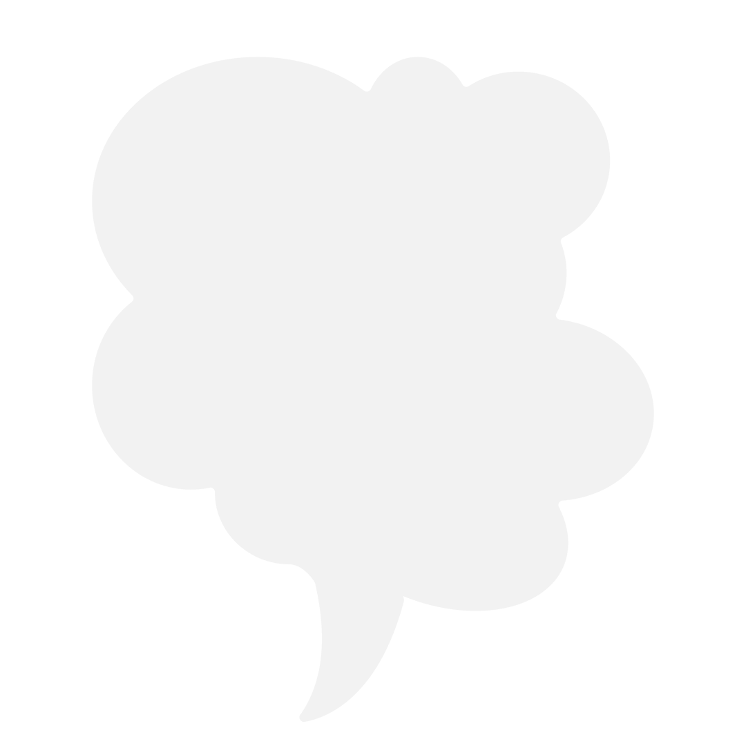 Blank Speech Bubble Isolated on Transparent Background Illustration