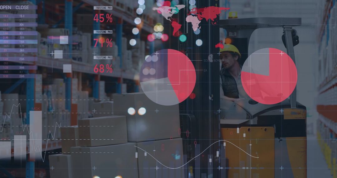 Warehouse Logistics Data Analysis with Worker Overlay