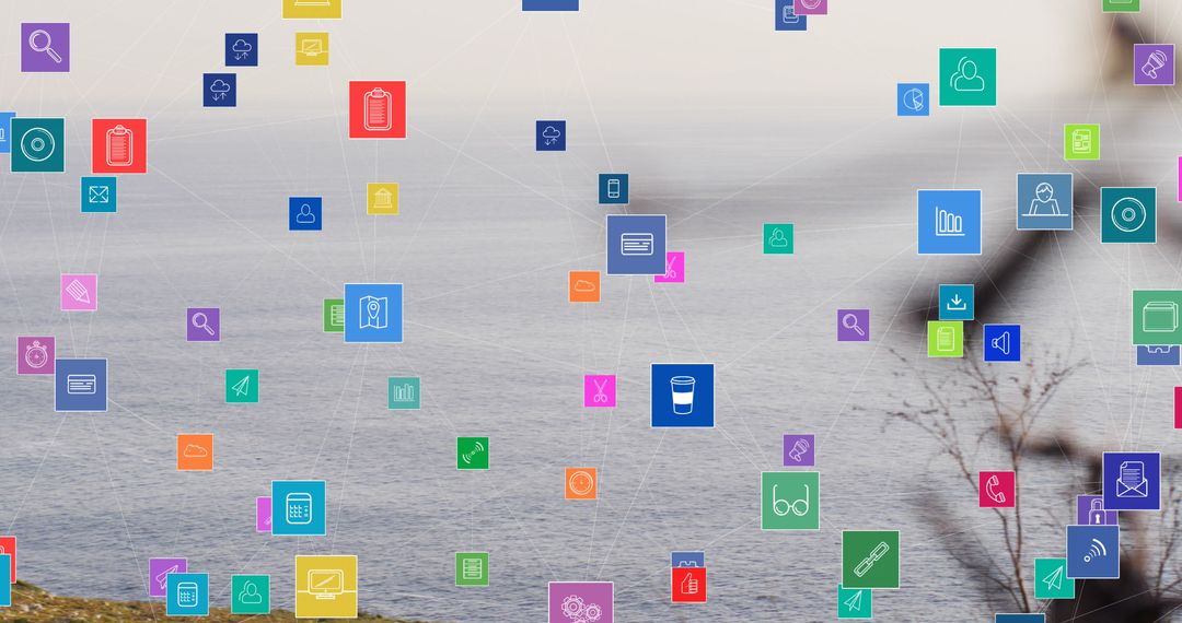 Digital Networking Over Peaceful Coastal Horizon