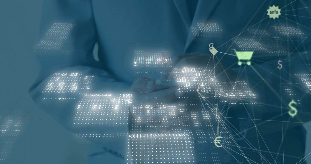 Businessman Analyzing Data Connections on Smartphone