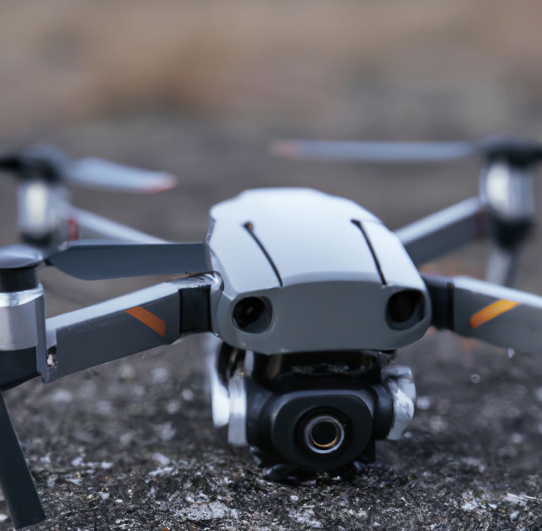 Close-Up of Modern Drone on Outdoor Surface - Free Images, Stock Photos and Pictures on Pikwizard.com