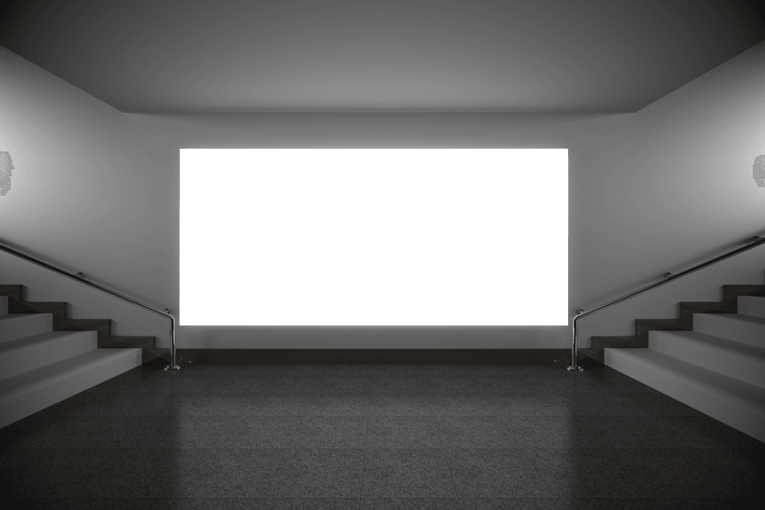 Transparent Hallway with Stairs Design and Large Window