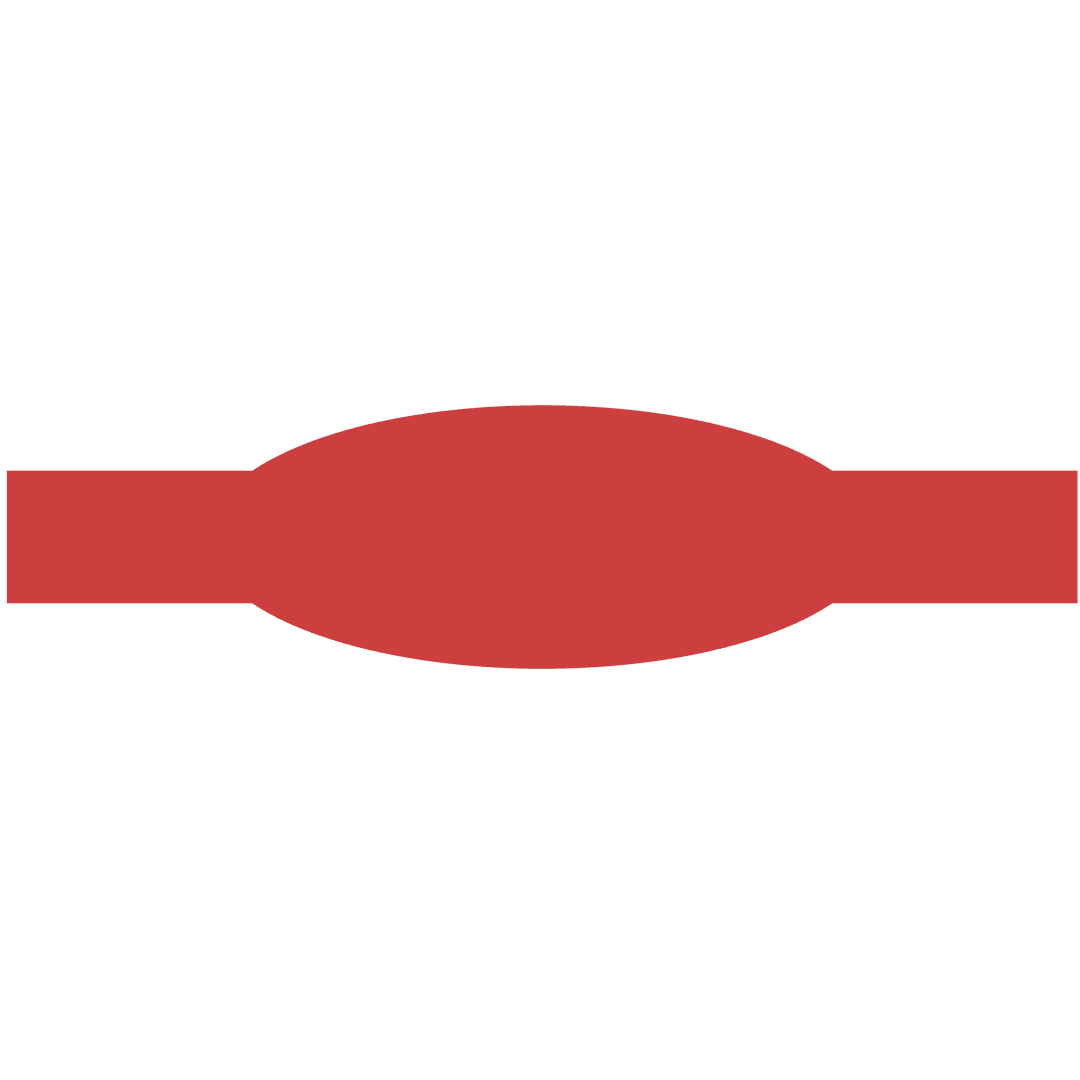 Red Abstract Symbol on Transparent Background