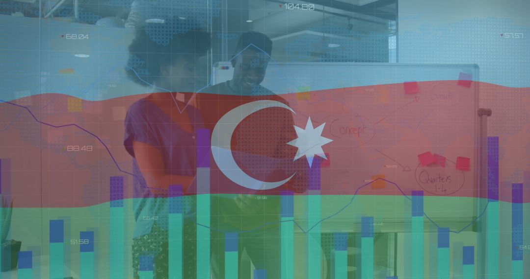 Business Collaboration with Azerbaijan Flag Transparency