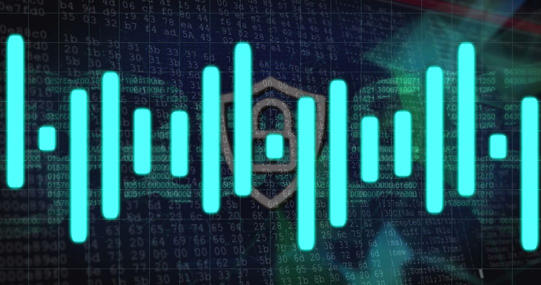 Digital Blockchain and Network Security Concept with Padlock and Graphs - Free Images, Stock Photos and Pictures on Pikwizard.com