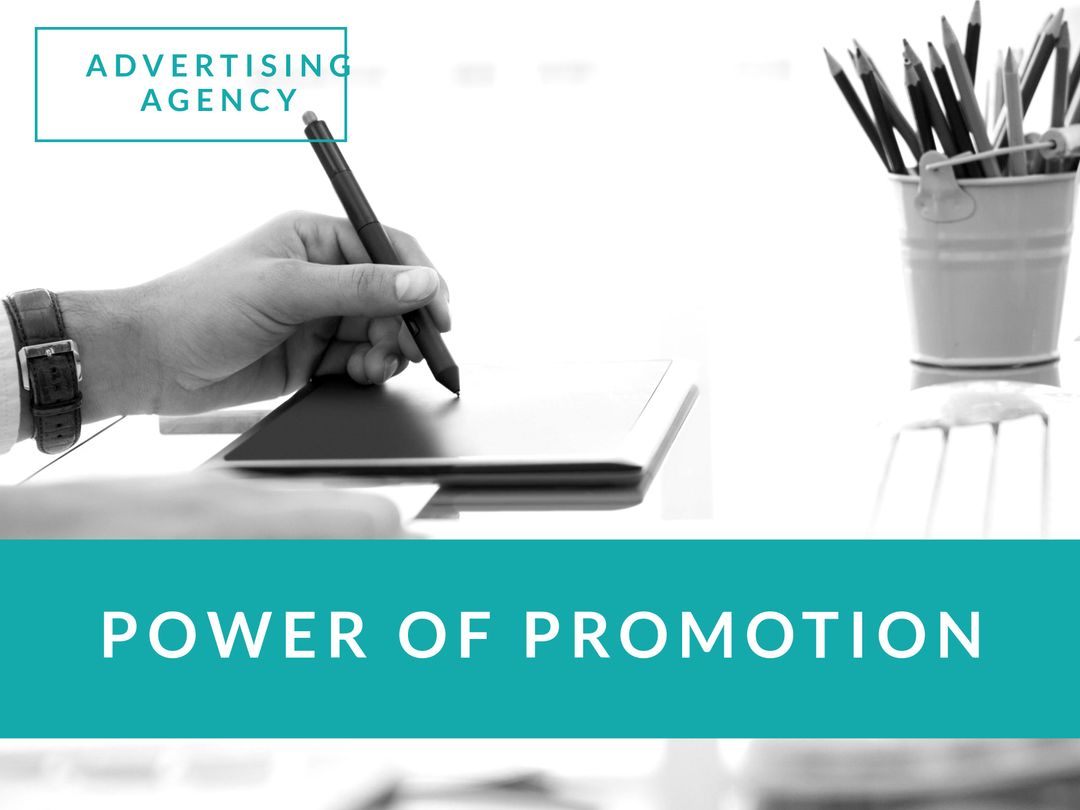 Hand Drawing on Digital Tablet Highlighting Creativity in Advertising