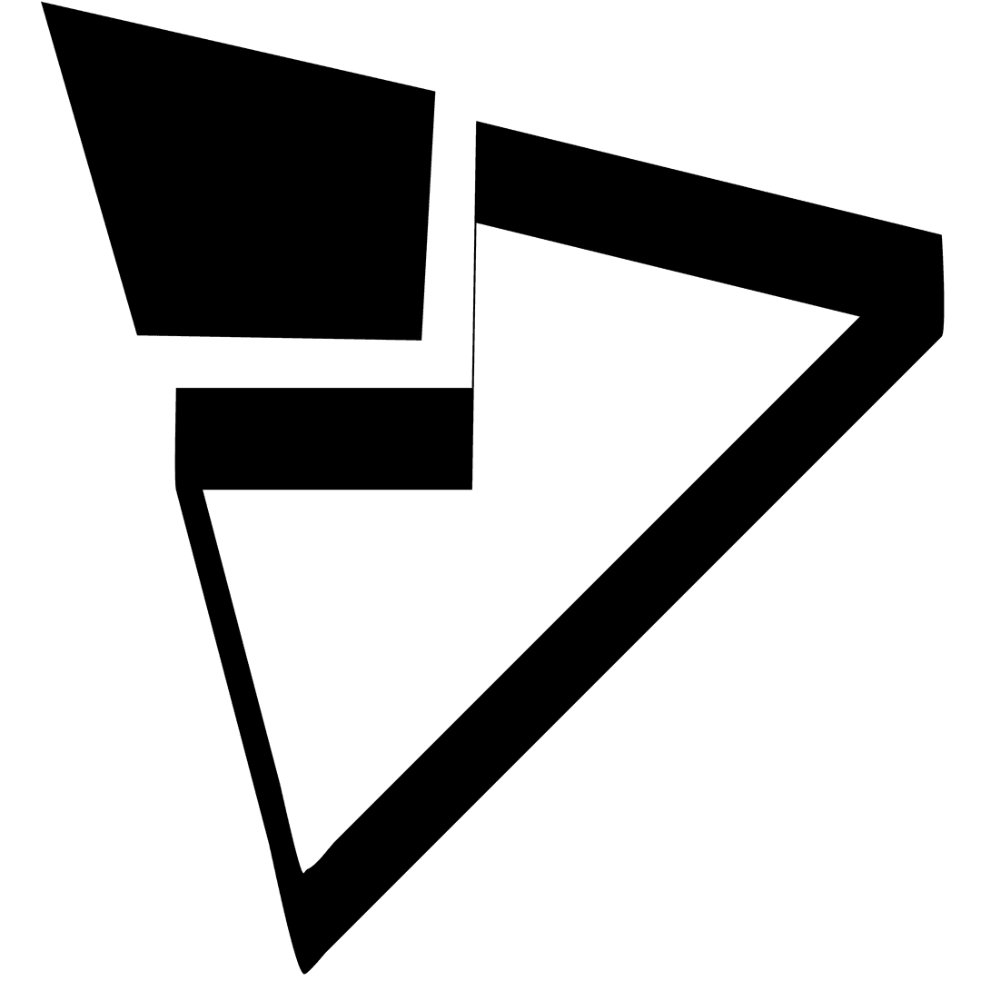 Transparent Abstract Shapes with Black Vector Design