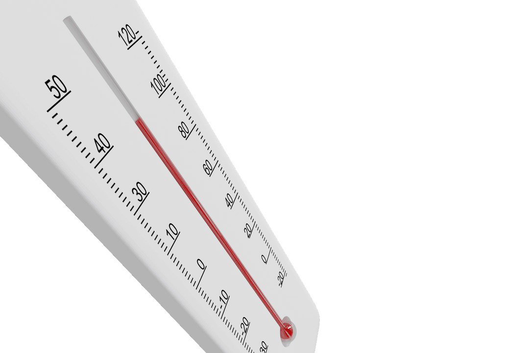 Transparent Thermometer on Clear Background for Temperature Concepts - Download Free Stock Images Pikwizard.com