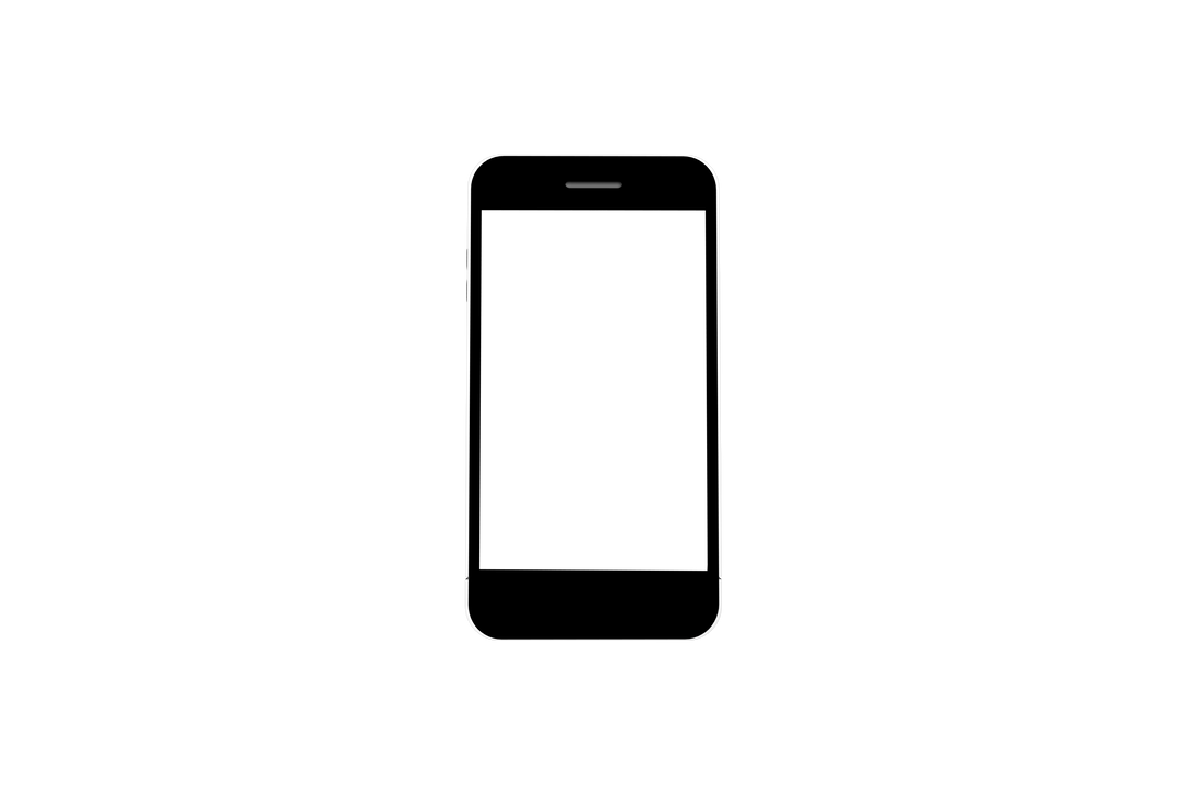 Transparent Smartphone Illustration with Copy Space on Transparent Background - Download Free Stock Images Pikwizard.com