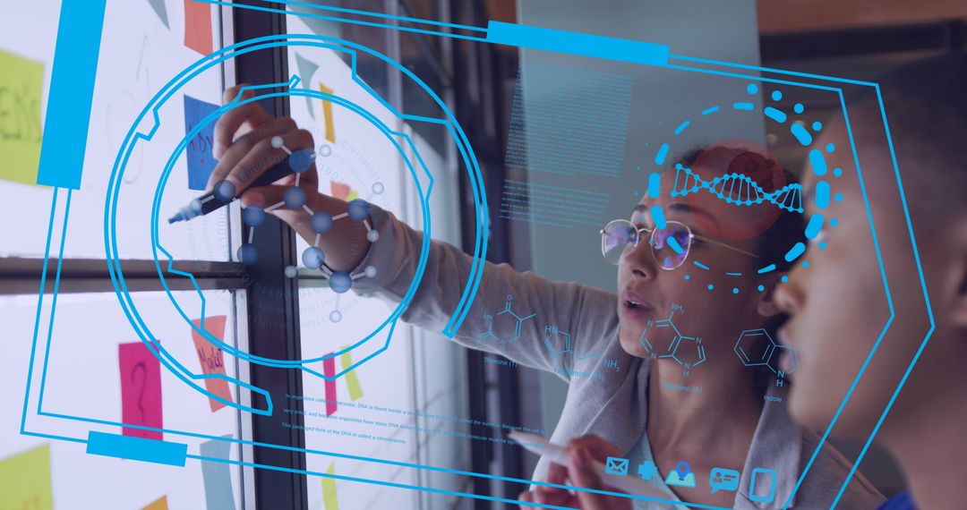 Business Professionals Collaborating on Digital Data Analysis