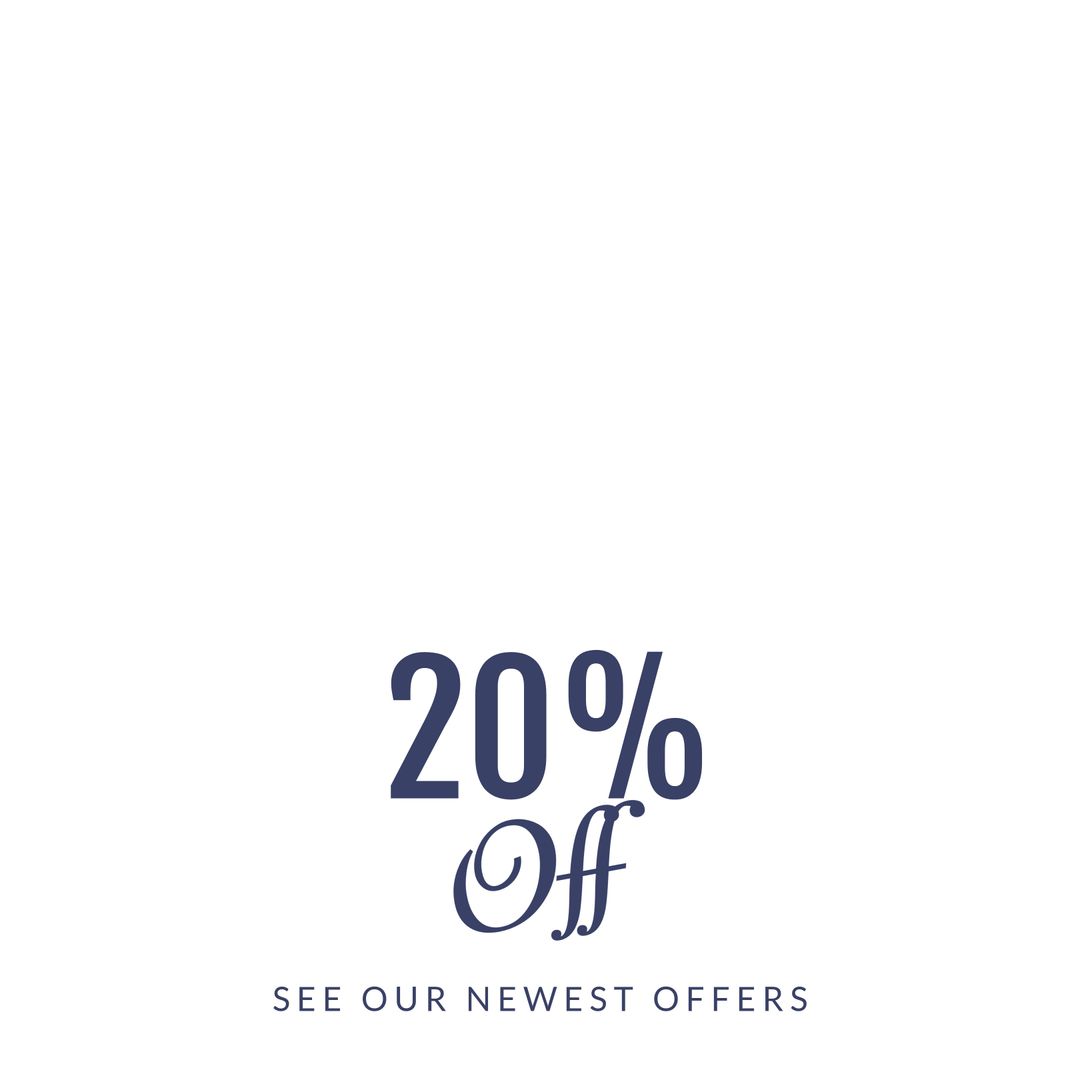 Minimalistic 20% Off Discount Promotional Banner